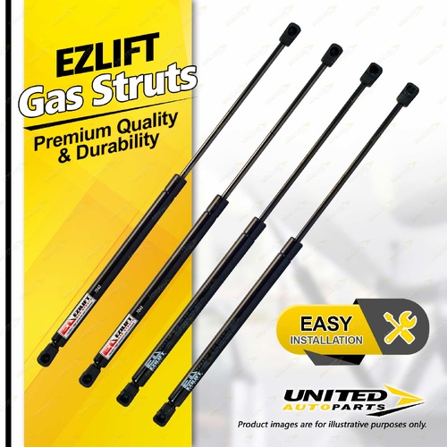 4 Pcs Bonnet + Hard Lid Gas Struts fits Ford Falcon BA BF II 2002-2008 Spoiler