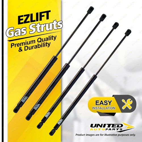 4 Pcs Bonnet + Hard Lid Gas Lift Struts fits Holden Commodore VG VP VR VS 90-00