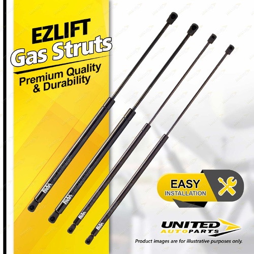 4 Pcs Bonnet + Hatch Gas Strut Lift Springs fits Audi A3 8P 7/2004-8/2013