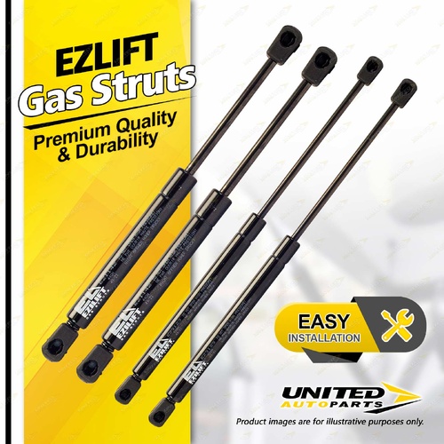 4 Pcs Bonnet + Hatch Gas Strut Lift Springs fits Audi TT 8N Coupe 5/1999-10/2006