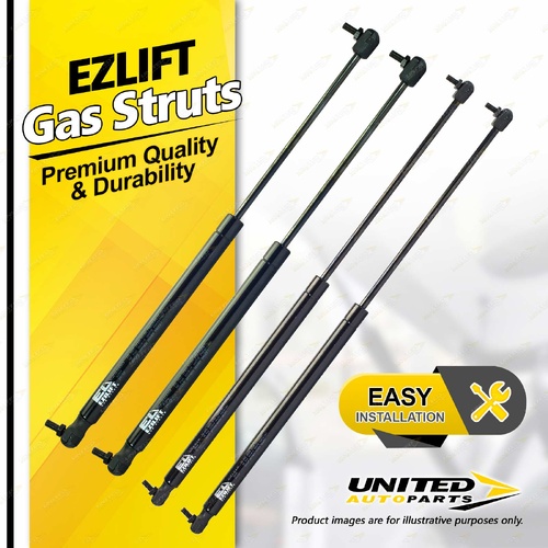 4 Pcs Bonnet + Hatch Gas Strut Lift Springs fits Holden Vectra ZC Sedan 03-06