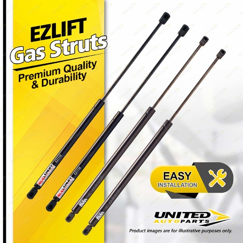 4 Pcs Bonnet + Hatch Gas Strut Lift Springs fits Honda MDX YD1 4/2003-4/2007