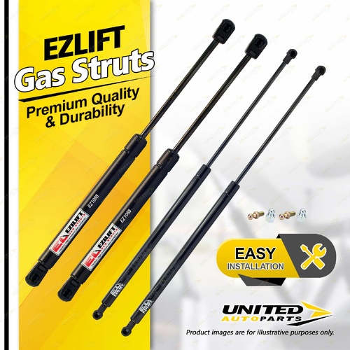 4 Pcs Bonnet + Hatch Gas Lift Struts fits Nissan 300ZX Z31 2 + 2 Non Turbo 84-89