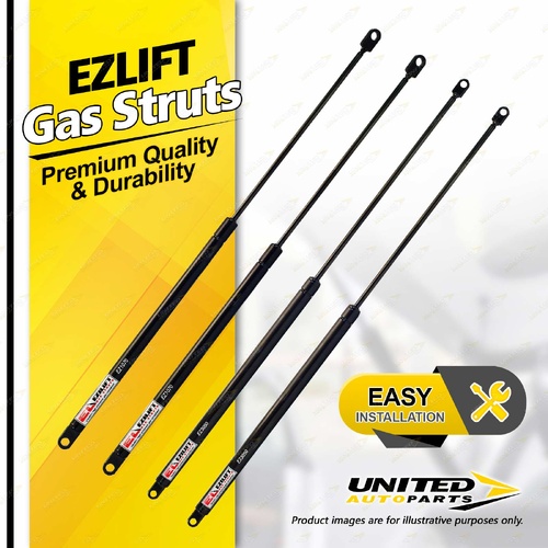 4 Pcs Bonnet + Hatch Gas Strut Lift Springs fits Saab 9000 YS3C Liftback 86-86