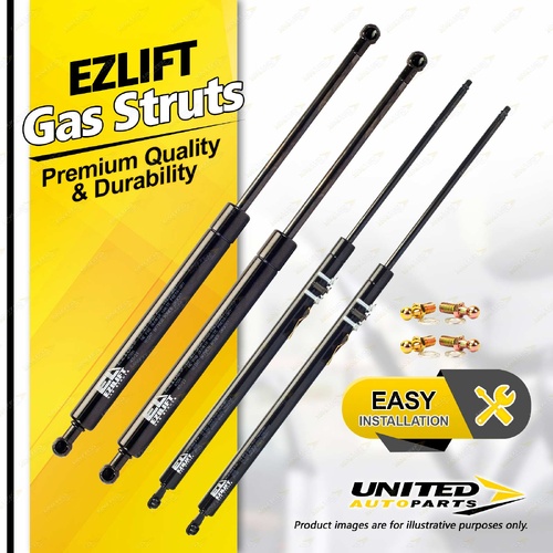 4 Pcs Bonnet + Hatch Gas Strut Lift Springs fits Toyota Supra MA70 71 1986-1993