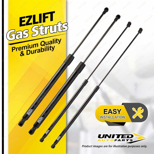 4 Pcs Bonnet + Hatch Gas Strut Lift Springs fits Volkswagen Golf MK7 2013-2020