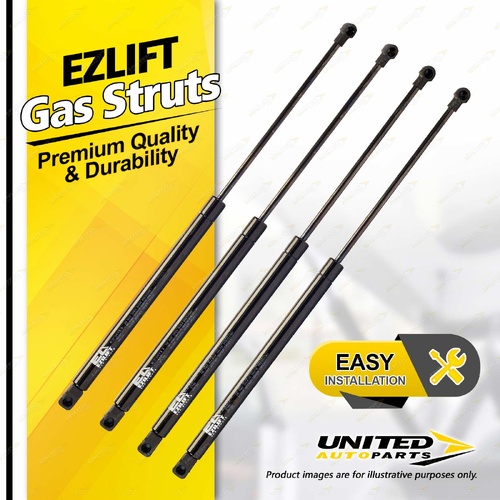 4 x Bonnet+Hatch Gas Struts fits Volkswagen Golf Type4 1J R32 OEM Opening Height