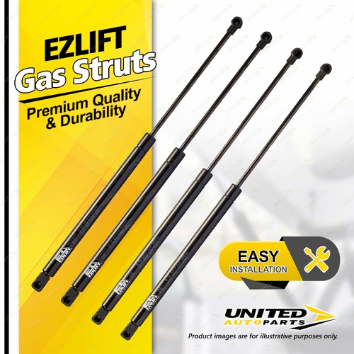 4x Bonnet+Hatch Gas Struts fits Volkswagen Golf Type4 1J R32 Reduced Opening Opt