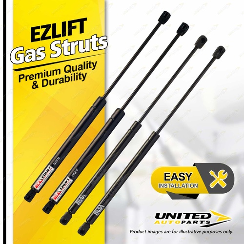 4 x Bonnet + Lift Gas Lift Struts fits Audi Q7 4L 3.0 4.2 6.0 No Power Lift Gate