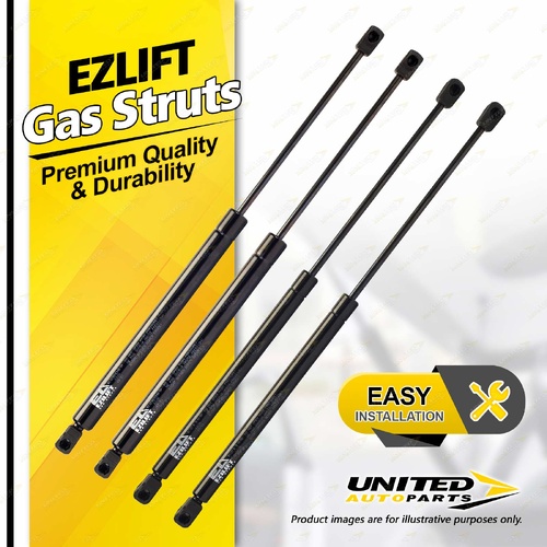 4 Pcs Bonnet + Lift Gas Lift Struts fits Audi Q7 4L 3.0 4.2 6.0 Power Lift Gate