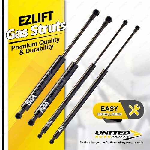 4 Pcs Bonnet + Lift Gas Strut Lift Springs fits BMW X5 Series AWD E53 2000-2007