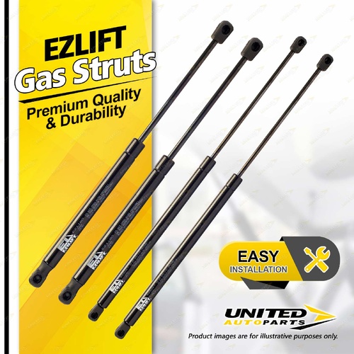 4 Pcs Bonnet + Lift Gas Strut Lift Springs fits Hyundai Santa Fe DM 10/2015-2019