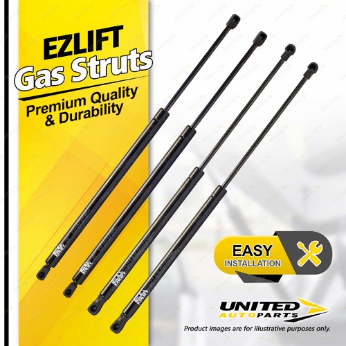 4 Pcs Bonnet + Lift Gas Strut Lift Springs fits Lexus RX350 GGL15R SUV 2009-2015