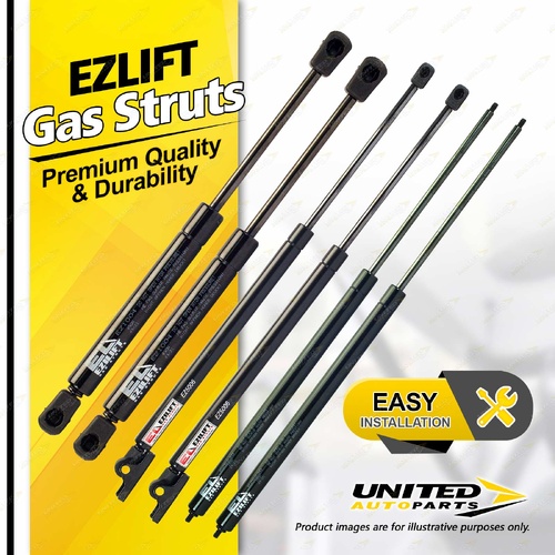 6 Pcs Bonnet + Lift + Glass Gas Strut Lift Springs fits Jeep Cherokee XJ 97-01