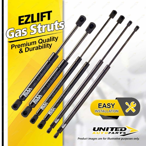 6 Pcs Bonnet + Lift + Glass Gas Strut Lift Springs fits Jeep Commander XH 06-10