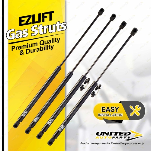 4 Pcs Bonnet + Tailgate Gas Lift Struts fits Ford Falcon AU I II III Wagon 98-02