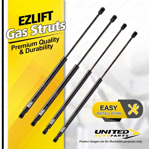 4 Pcs Bonnet + Tailgate Gas Strut Lift Springs fits Ford Falcon XD XE XF 79-88