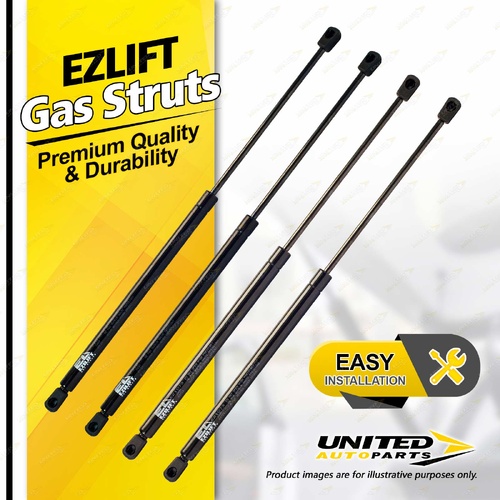 4 Pcs Bonnet + Tailgate Gas Lift Struts fits Holden Commodore VN VP VR VS 88-97