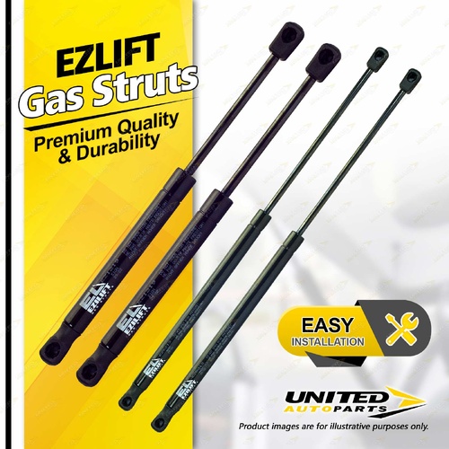 4 Pcs Bonnet + Tailgate Gas Lift Struts fits Mini Countryman R60 FWD & AWD 11-17