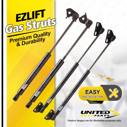 4 x Bonnet + Tailgate Gas Struts fits Toyota Landcruiser FJ FZJ HDJ HZJ 80 90-98