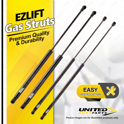 4 Pcs Bonnet + Tailgate Gas Strut Lift Springs fits Volkswagen Passat 3B 98-06