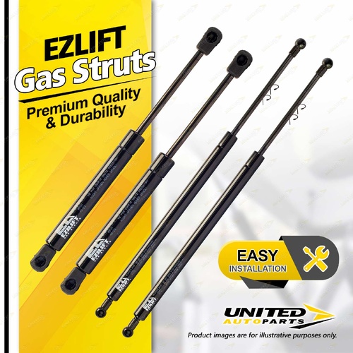 4 Pcs Bonnet + Tailgate Gas Strut Lift Springs fits Volvo XC60 DZ 3/2009-3/2012