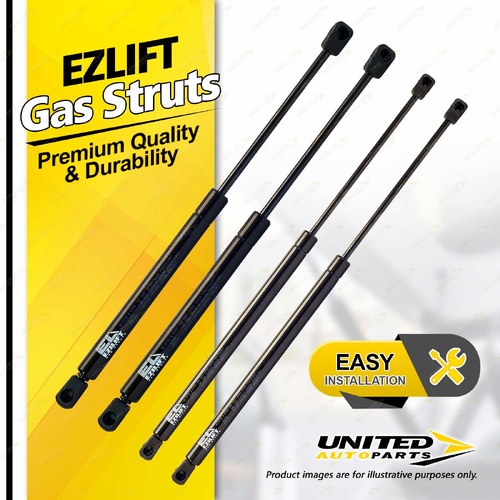 4 Pcs Tailgate + Glass Gas Strut Lift Springs fits Hyundai Tucson JN Wagon 04-10