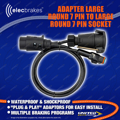 Elecbrakes Plug and Play Adapter Large Round 7 pin to Large Round 7 pin
socket