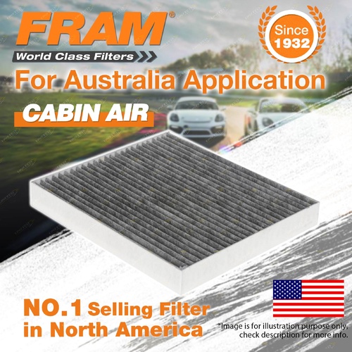 1 Piece Fram Cabin Air Filter - CF12160 Refer RCA350P Height 28mm Length 225mm