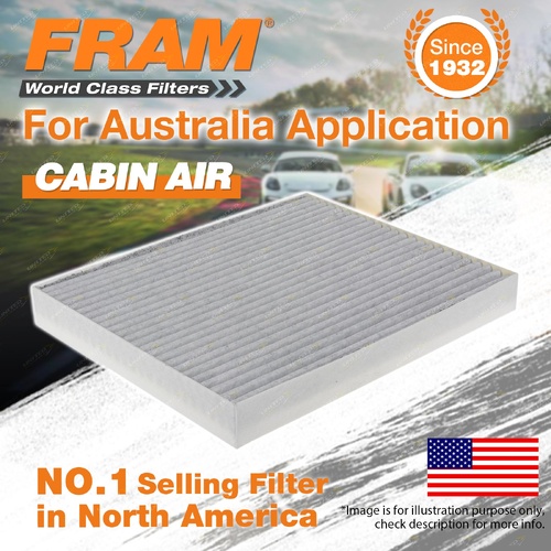 1 Piece Fram Cabin Air Filter - CF12058 Refer RCA372P Height 28mm Length 239mm