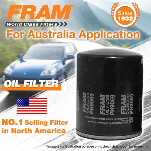 Fram Oil Filter for Subaru LEONE CVENY10 CVSNY10 CVSY10 4CYL 1.7L 2.0L Diesel
