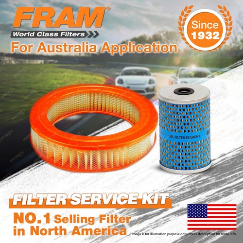 Fram Oil Air Filter Kit for Toyota Hilux RN20 SWB RN25 LWB RN22 4cyl 1.6L Petrol