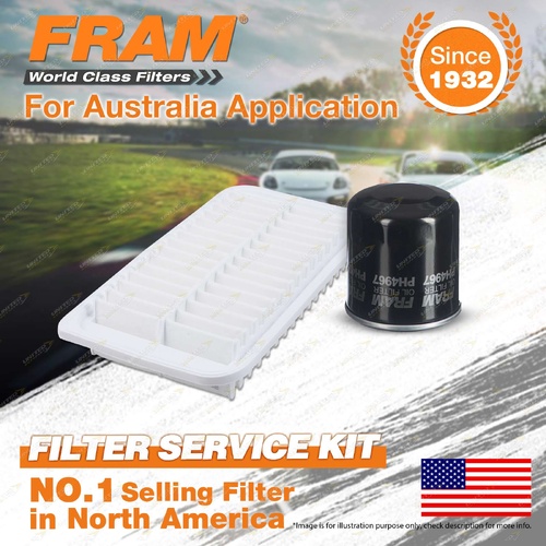 Fram Oil Air Filter for Toyota Corolla ZZE122R 4cyl 1.8L 1ZZ-FE 12/2001-04/2007