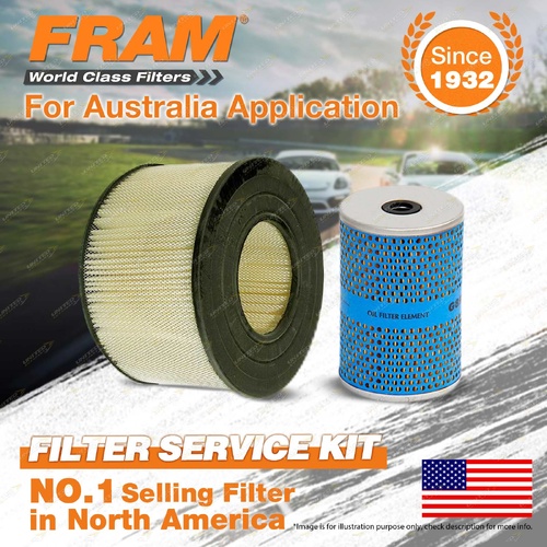 Fram Oil Air Filter for Toyota Landcruiser HJ45 6cyl 3.6L Diesel H 09/1977-1980