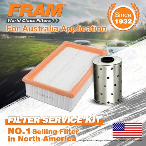 Fram Oil Air Filter Kit for BMW 320I E30 6cyl 2L Petrol M20B20 02/1988-03/1990