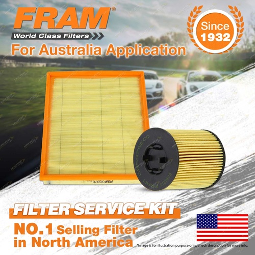 Fram Oil Air Filter for Holden Astra TS II 4cyl 1.8L Petrol X18XE2 09/1999-2001
