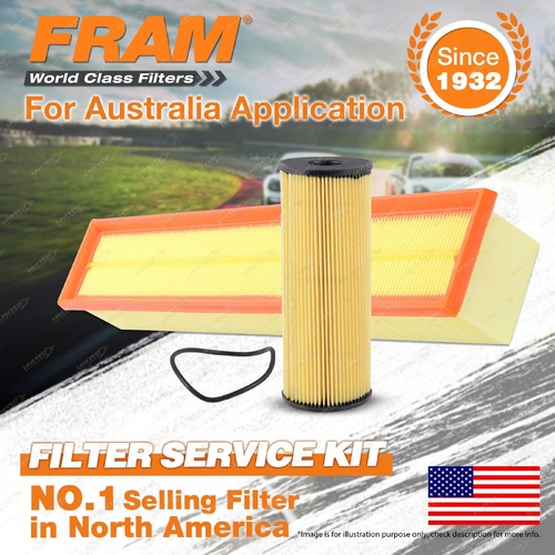 Fram Oil Air Filter Kit for Mercedes Benz C200K CL203 S203 W203 4cyl 2L M111.955