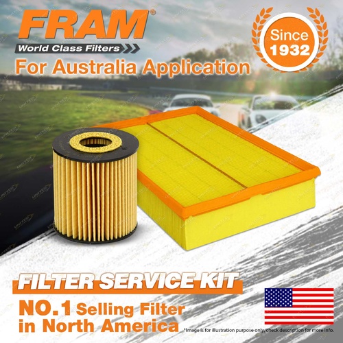 Fram Oil Air Filter Kit for Volvo S60 RS58 XC70 SZ59 S60 RS58 AWD RS53 T5 5cyl