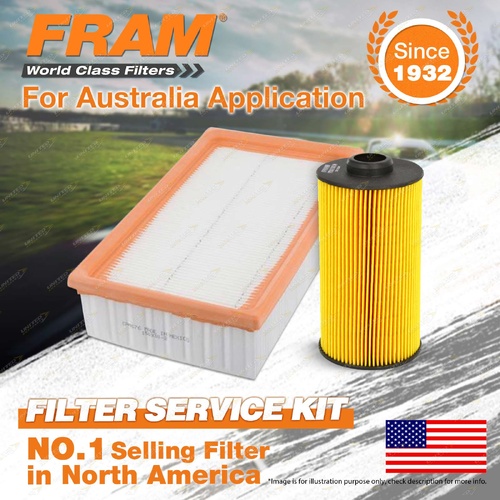 Fram Oil Air Filter Kit for BMW 750Il 750I E32 840Ci E31 V12 5L Petrol M70B50