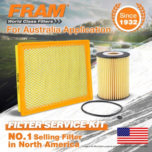 Fram Oil Air Filter Kit for Jeep Grand Cherokee WH Commander 4Wd XH V6 3L OM642