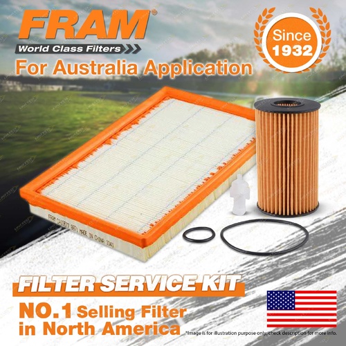 Fram Oil Air Filter Kit for Lexus Ls600Hl USF46R V8 5L Petrol 2UR-FSE 11/2007-On