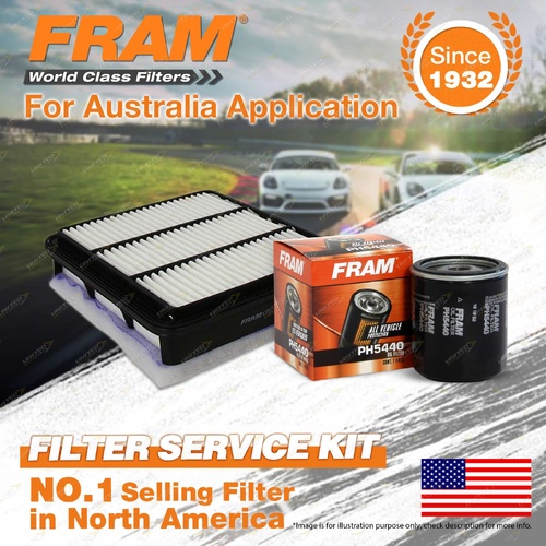 Fram Oil Air Filter for Holden Colorado RC Rodeo RA 4cyl 2.4L Petrol C24SE Y24SE