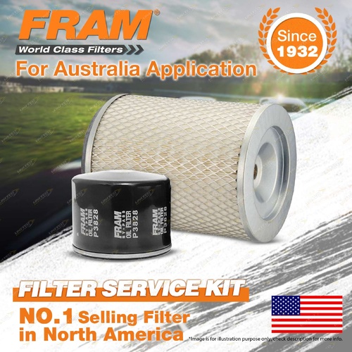 Fram Oil Air Filter Kit for Isuzu Npr400 NPR59 4cyl 3.9L 4BD1T 1987-06/1996