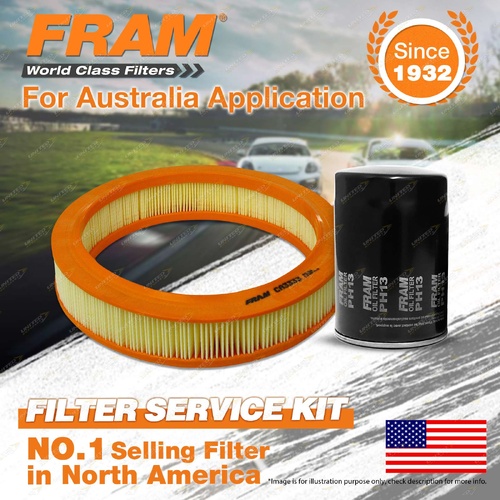 Fram Oil Air Filter for Holden Monaro Gts HK V8 5L Petrol 307ci 07/1968-05/1969