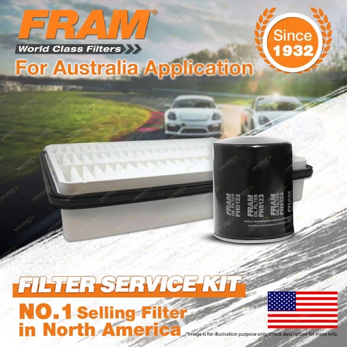 Fram Oil Air Filter for Toyota Landcruiser Prado KZJ120R 1KZ-TE 02/2003-10/2006