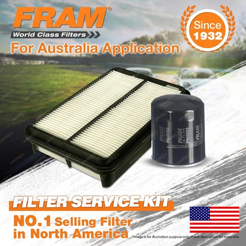 Fram Oil Air Filter Kit for Toyota Previa Tarago TCR10 11 20 21 2TZ-FE 4cyl 2.4L