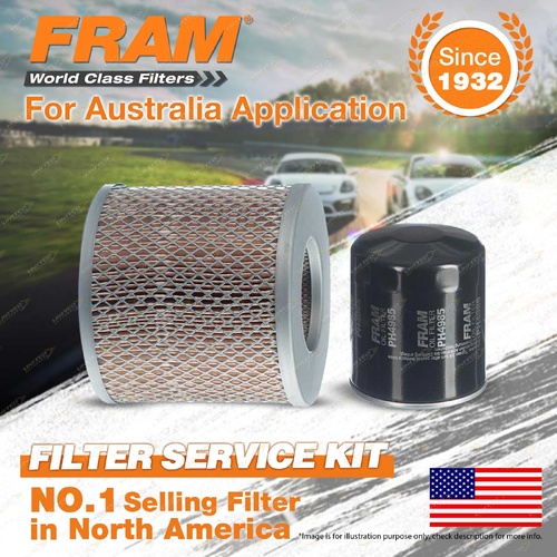 Fram Oil Air Filter for Toyota 4 Runner RN130 Hilux RN85 4cyl 2.4L Petrol 22RC