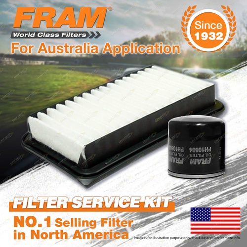 Fram Oil Air Filter Kit for Suzuki Swift AZH414 4cyl 1.4L Petrol K14B 02/2011-On