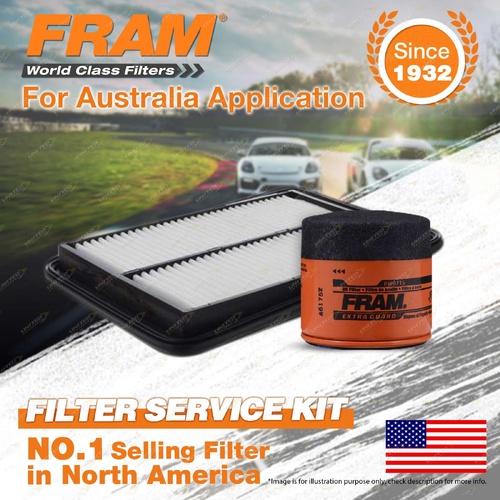 Fram Oil Air Filter Kit for Nissan Qashqai J11 4cyl 2L Petrol MR20 06/2014-On