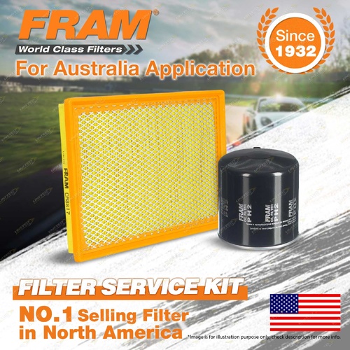Fram Oil Air Filter Kit for Jeep Compass XH V8 5.7L Petrol 05/2006-03/2010